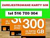 Polskie Karty SIM Anonim Play Orange Startery inte